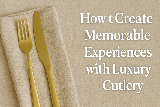 How to Create Memorable Experiences with Luxury Cutlery: From Everyday Dining to Special Occasions