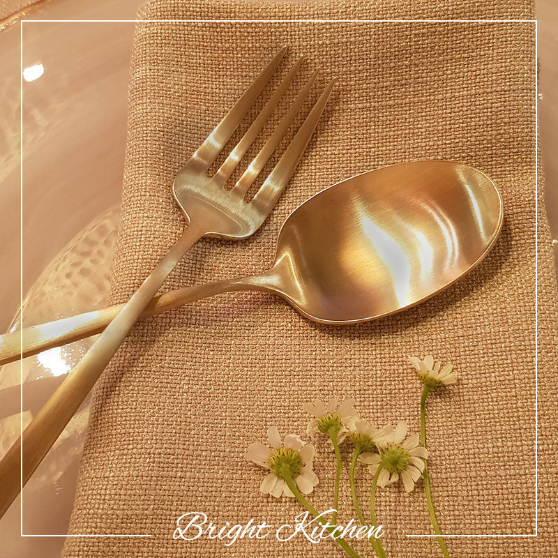 Marianna Golden Brushed 5 Pieces Set