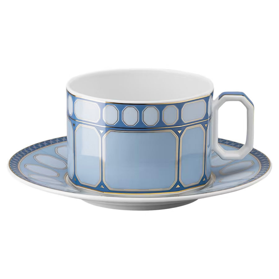 SIGNUM Azure + Jonquil Set 2 Espresso Cup and Saucer