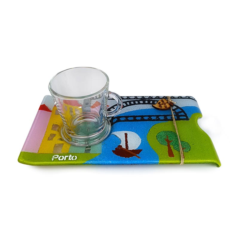 Tray with Tea Mug