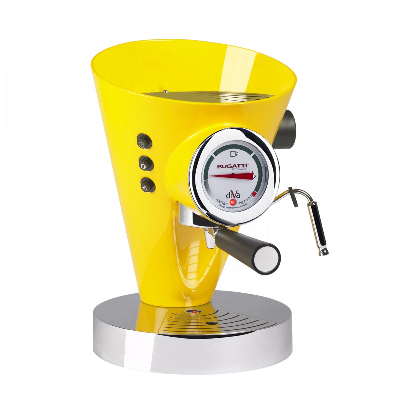 DIVA Espresso Coffee Machine Yellow Plain