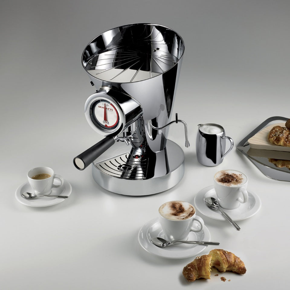 DIVA Evolution Coffee Machine Steel Plain