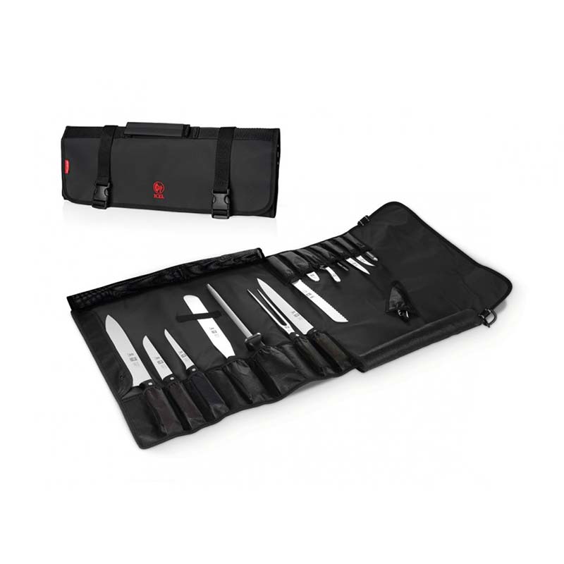 Icel Chef Knife 15 Pieces Roll Set