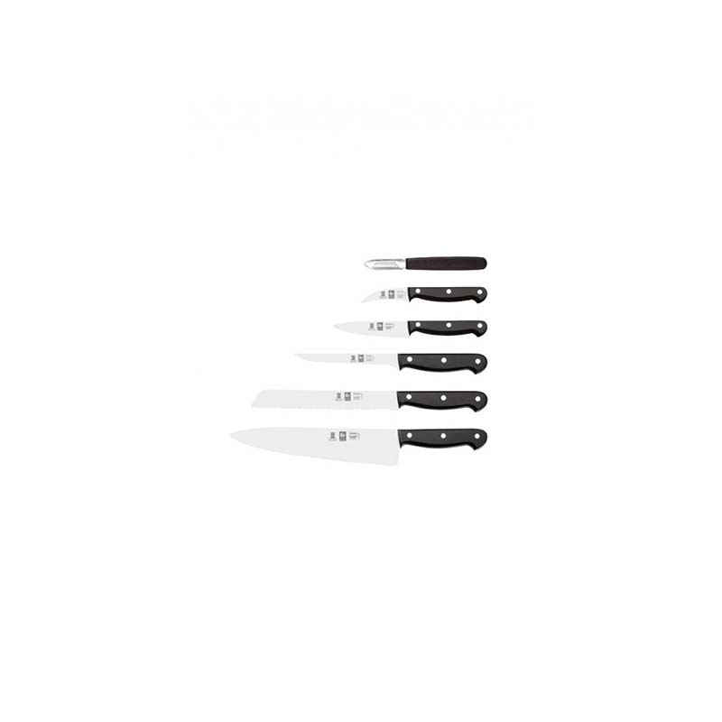 Icel Chef Knife 6 Pieces Roll Set