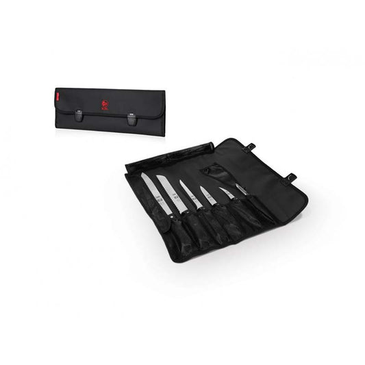 Icel Chef Knife 6 Pieces Roll Set