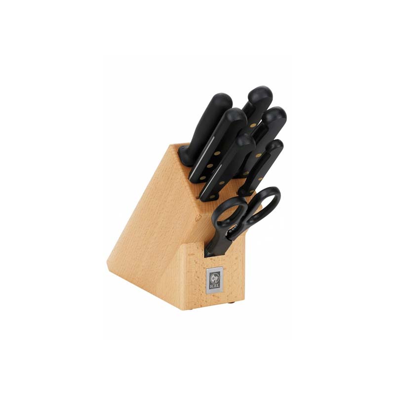 Icel Clássica 7 Pieces Knife Block