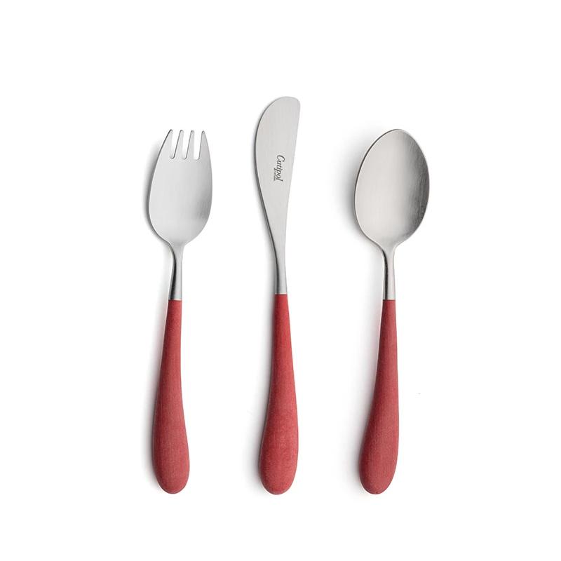 Cutipol Alice Red 3 Pieces Set