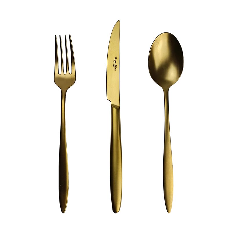 SAFIRA PVD OURO MATTE 42 Pieces Cutlery Set