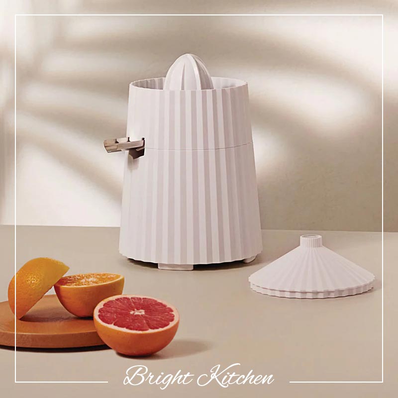 Electric Citrus Squeezer White Plissé Michele De Lucchi