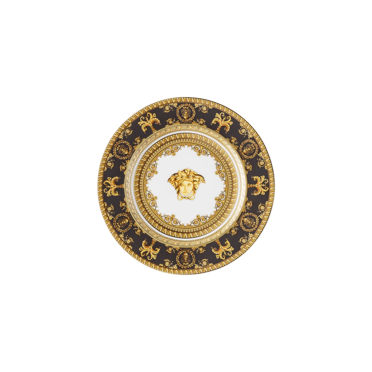 Plate 18 cm I Love Baroque Nero