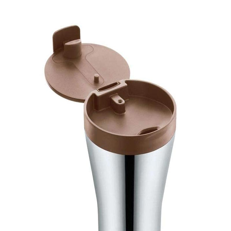 Travel Mug Caffa Brown Giulio Lacchetti