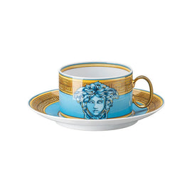 Tea cup & saucer Medusa Amplified Blue