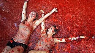 The Vibrant Spectacle of La Tomatina: A Spanish Culinary Fiesta in August