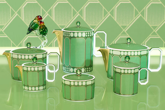 Bright Kitchen Shines with Swarovski and Rosenthal Elegance by Idalina Pereira