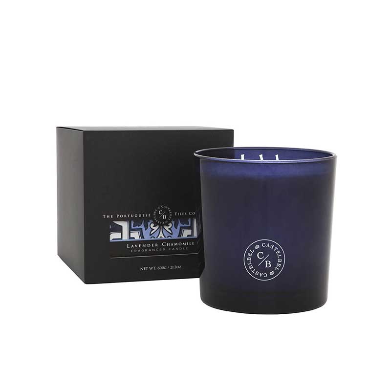 Lavender Chamomile Aromatic 3-Wick Candle 600g