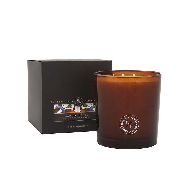 Santal Tonka Aromatic 3-Wick Candle 600g