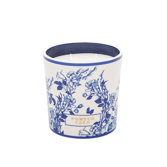 4 Wicks Gold & Blue Candle 1400g-Bright Kitchen