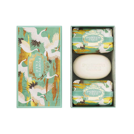 White Crane Soap Set 150g x 3