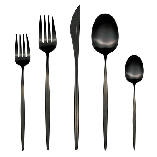 Belo Inox Spirit Black Brushed 5 Pieces Set