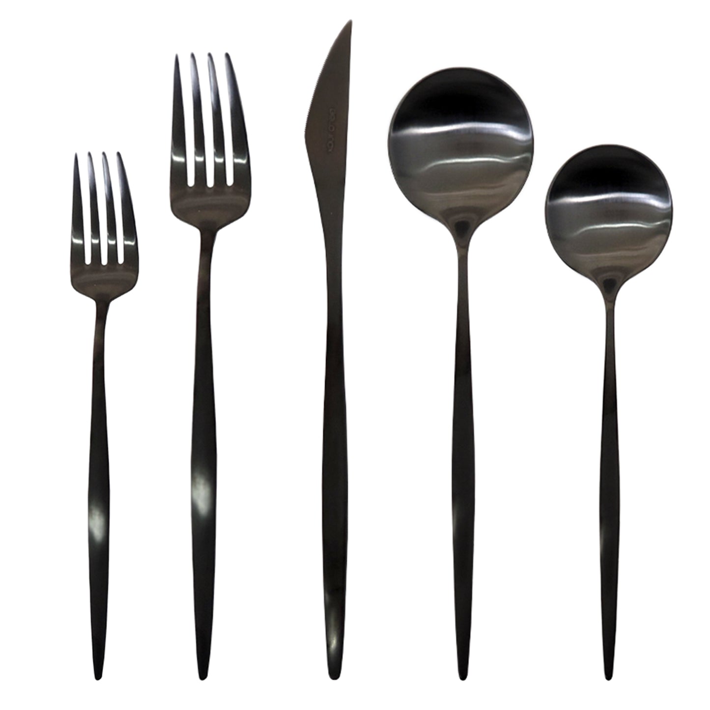 Belo Inox Spirit Black Brushed 5 Pieces Set