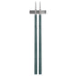 Belo Inox NEO Green chopsticks in 18/10 stainless steel with green resin handles on a white background.