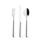 Belo Inox RUBI stainless steel cutlery set in polished finish with spoon, knife and fork