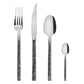 Belo Inox Skin stainless steel cutlery set with modern minimalist design, including knife, fork, spoon and teaspoon, made in Portugal