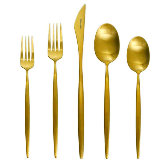 Marianna Golden Brushed 5 Pieces Set