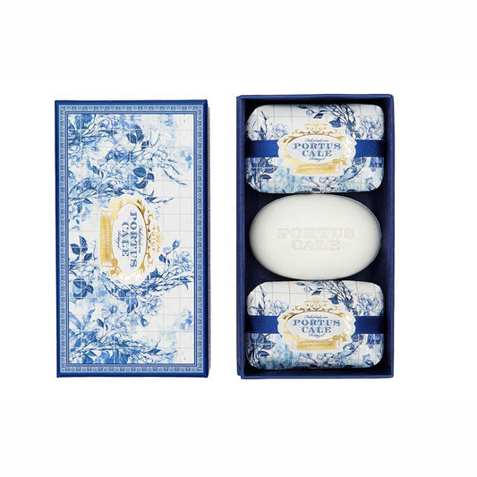 Gold & Blue Soap Set 150g x 3