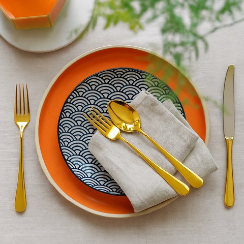 Cutipol ALCÂNTARA GOLD Cutlery Set