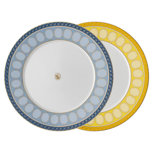 SIGNUM Azure + Jonquil Set 2 Plates 23 cm