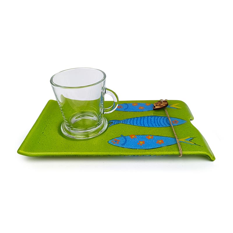 Tray with Tea Mug