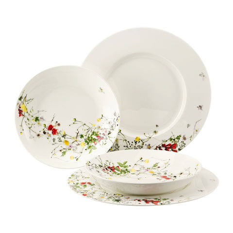Set 4 Pieces with Rim and Coupe Plates