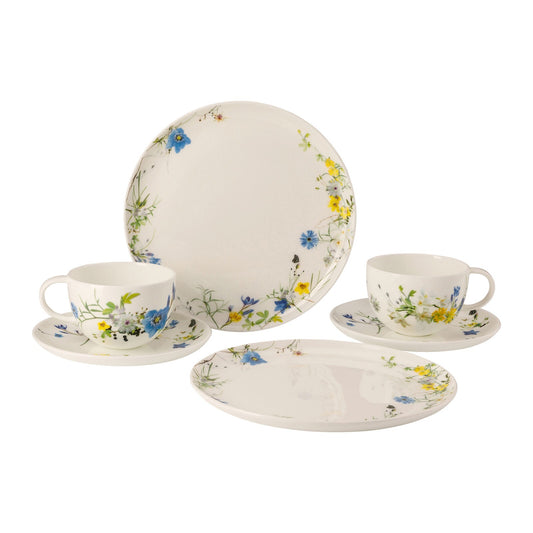 Set 6 Pieces with Combi Cups & Saucers and Coupe Plates