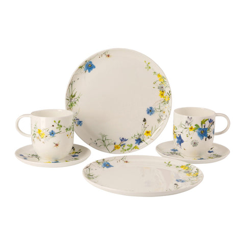 Set 6 Pieces with Mugs and Coupe Plates