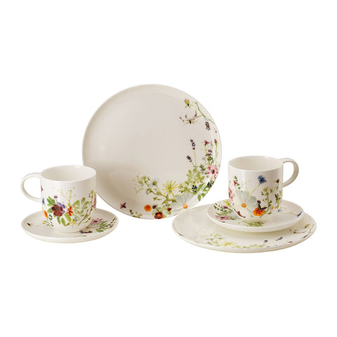 Set 6 Pieces with Mugs and Coupe Plates