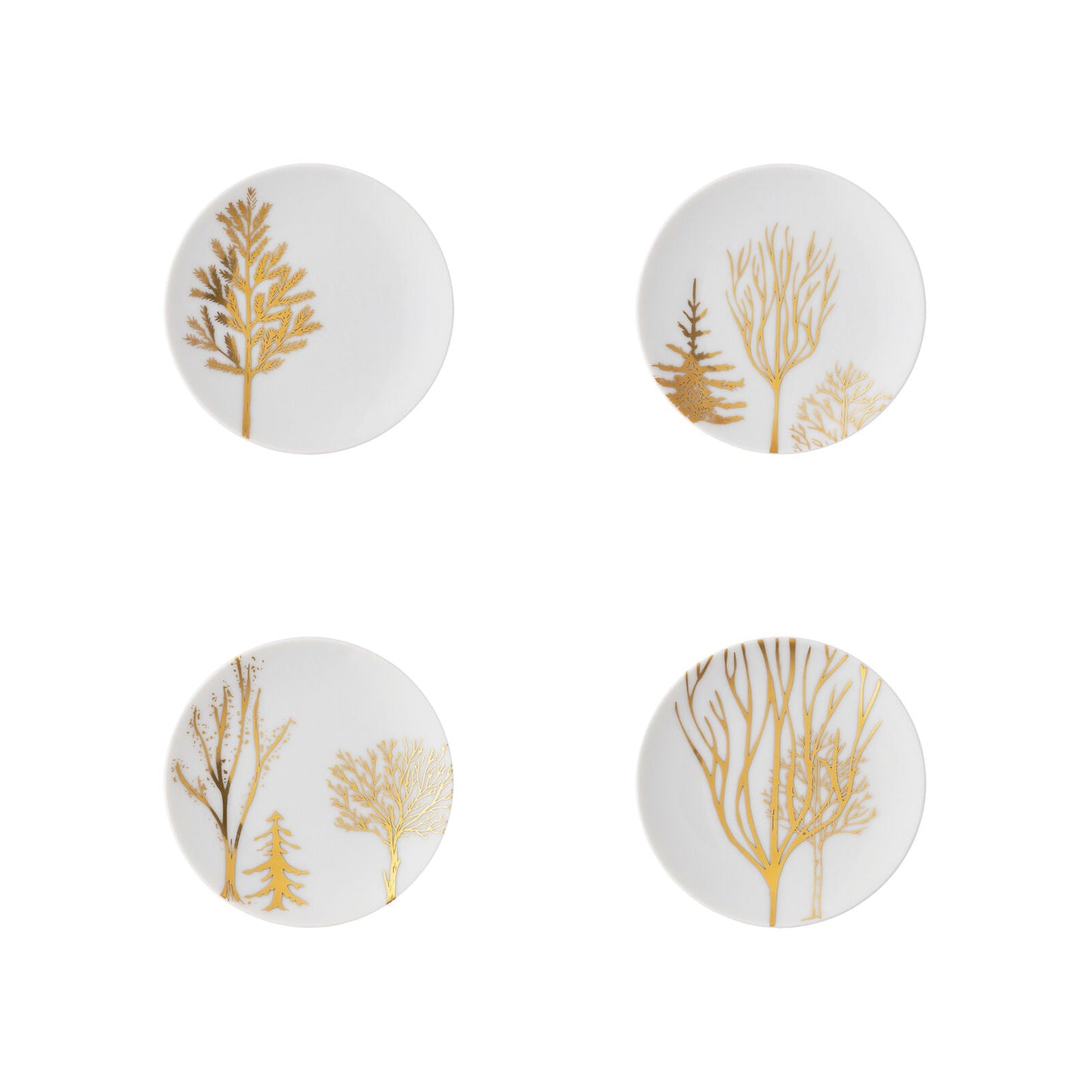 Set 4 plates Flat 10