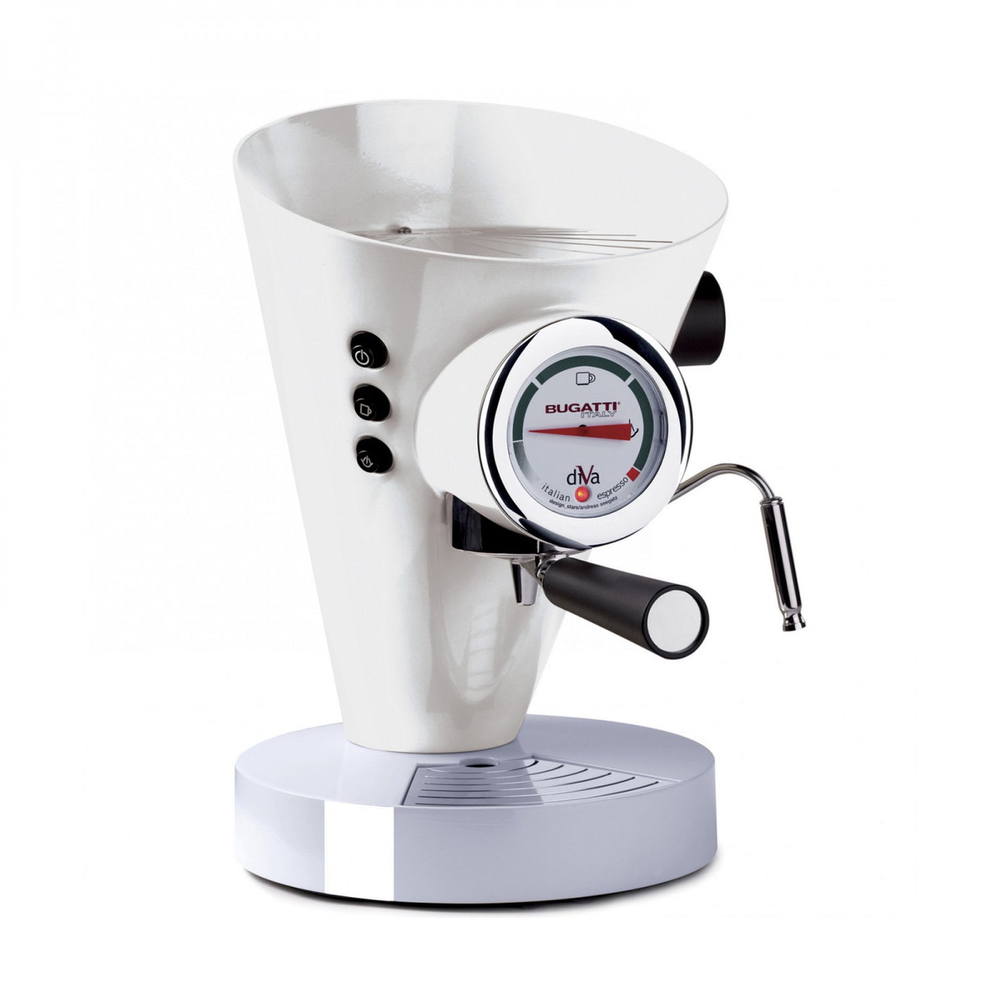 DIVA Espresso Coffee Machine White Plain