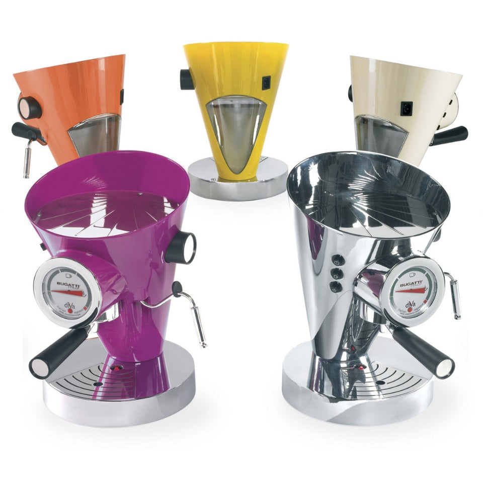 Diva espresso kahvinkeitin keltainen tasango