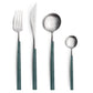 Belo Inox Neo Green Cutlery Set