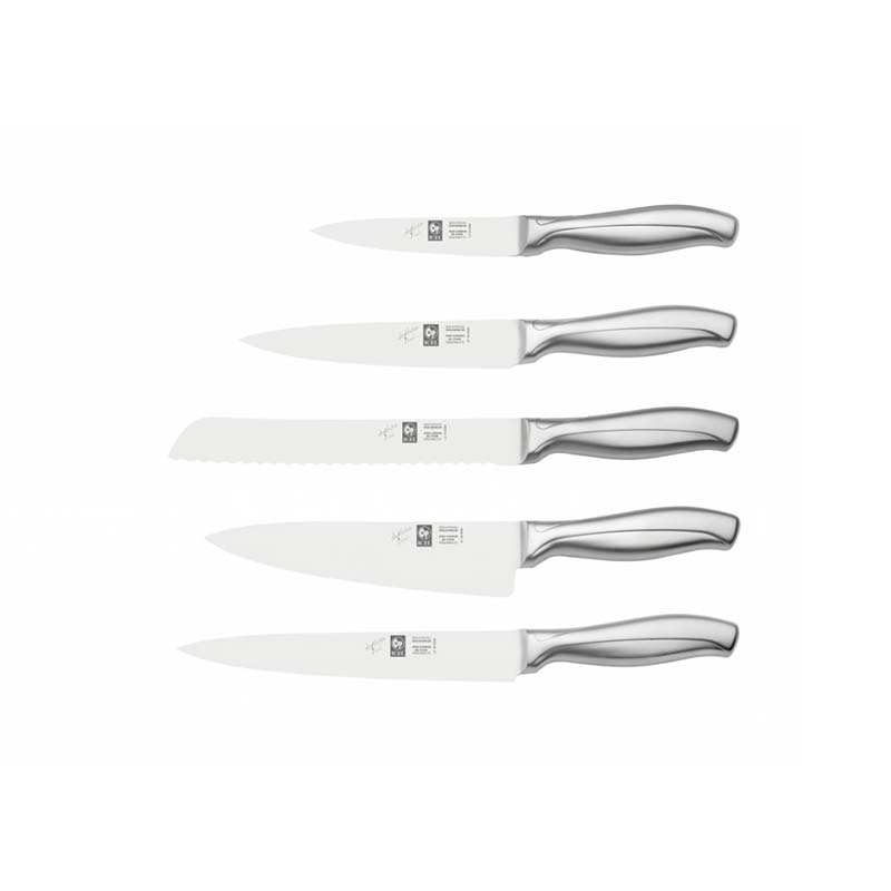 Icel Absolute Steel 5 Pieces Knife Block