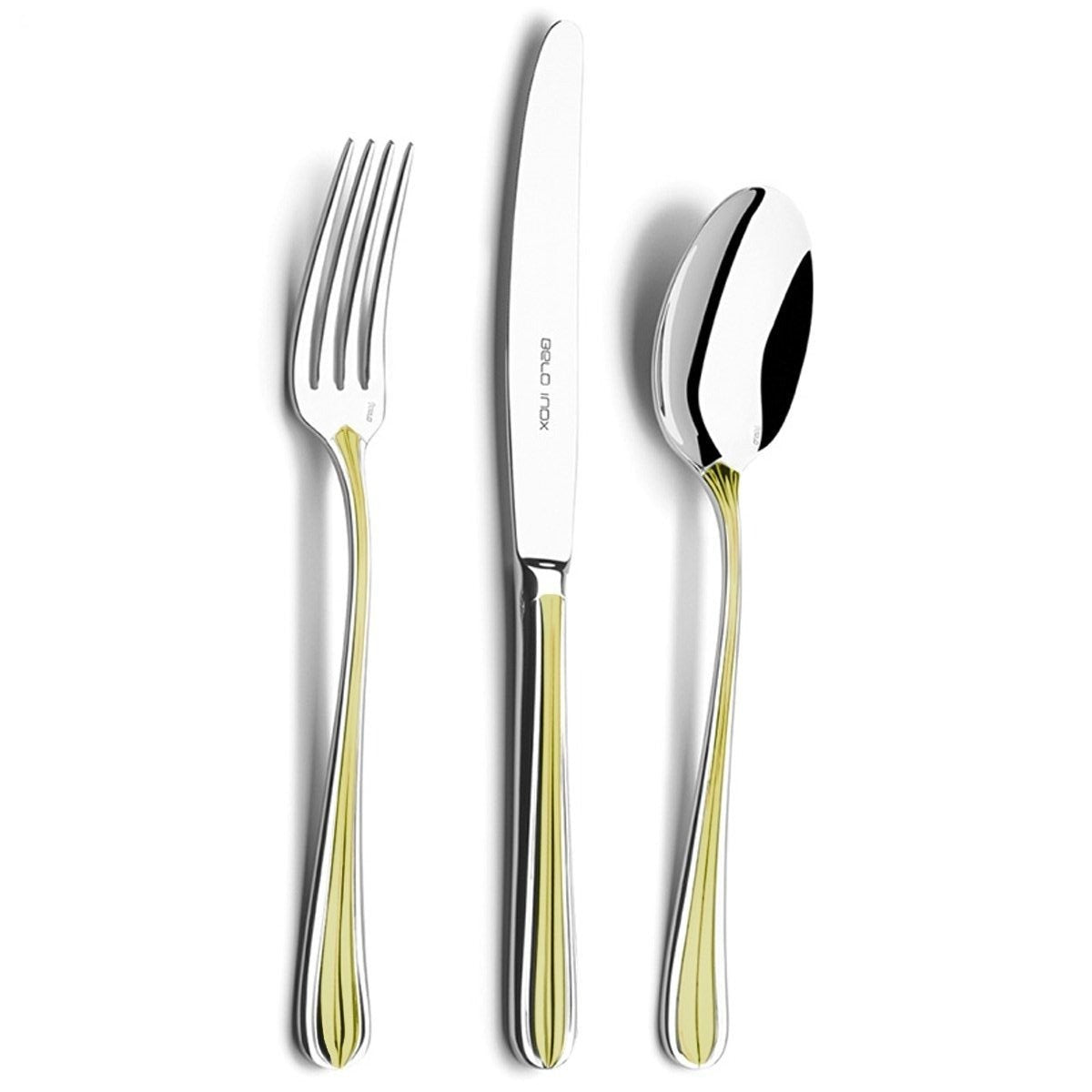 Belo Inox Duo Gold 24 Pieces Cutlery Set