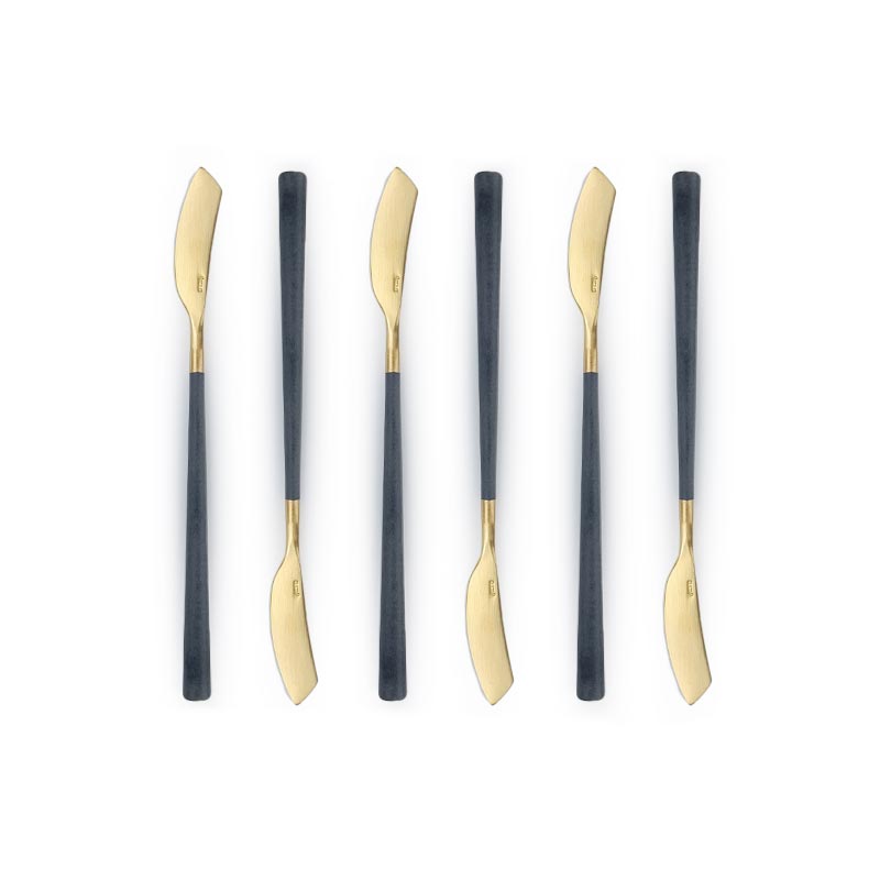 Belo Inox Neo Grey Gold 6 Butter Knives