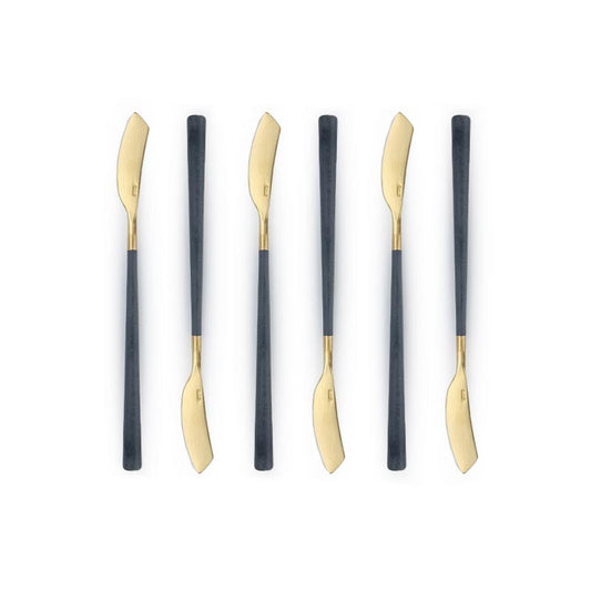 Belo Inox Neo Grey Gold 6 Butter Knives