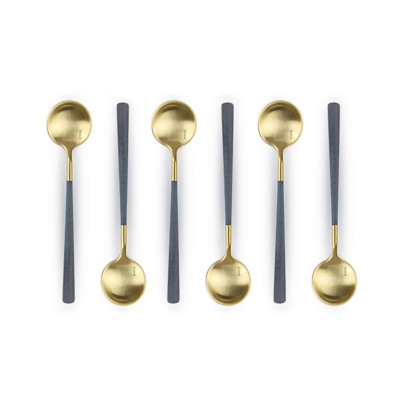 Belo Inox Neo Grey Gold 6 Tea Spoons