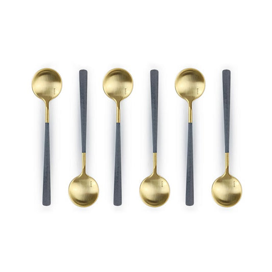 Belo Inox Neo Grey Gold 6 Tea Spoons