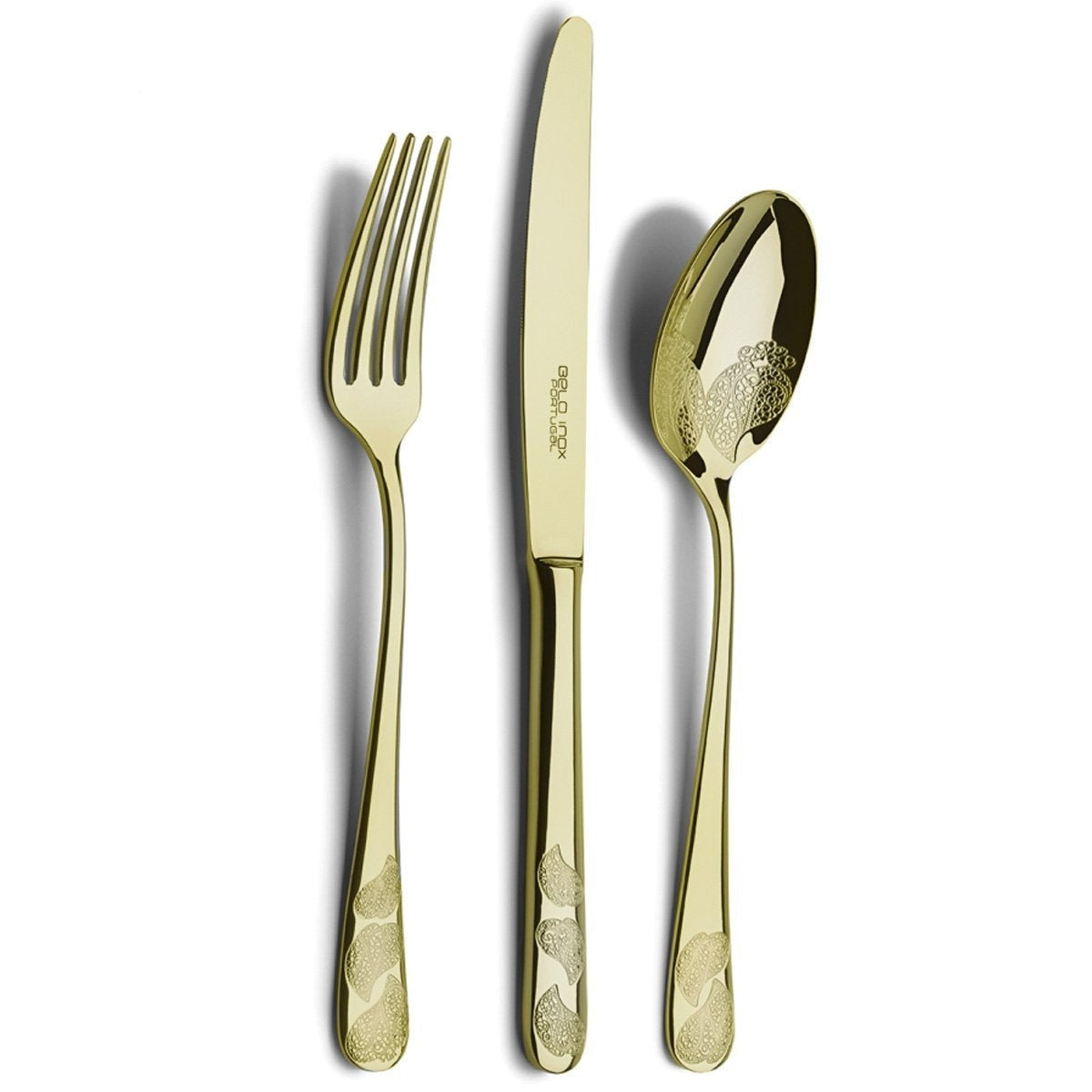 Belo Inox Vianna Gold 24 Pieces Cutlery Set