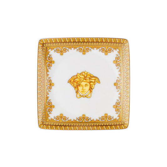 Bowl 12 cm Square Flat I Love Baroque Bianco