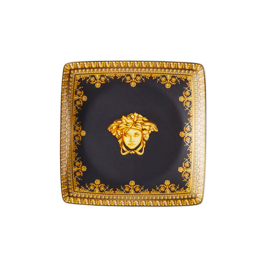 Bowl 12 cm Square Flat I Love Baroque Nero