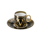 Coffee Cup & Saucer Virtus Gala Black